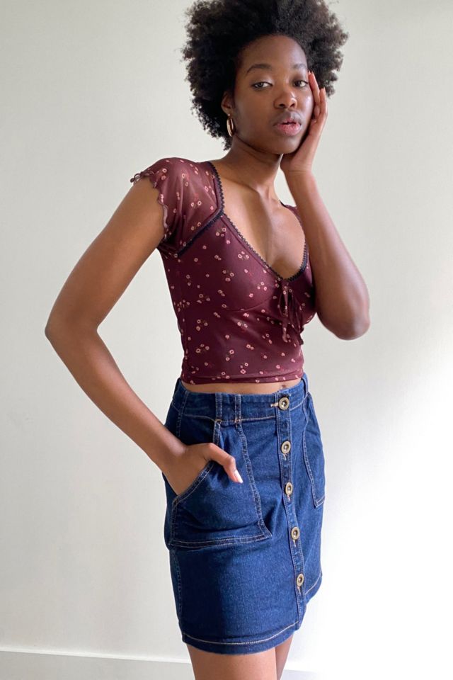 Mesh tops sale urban outfitters