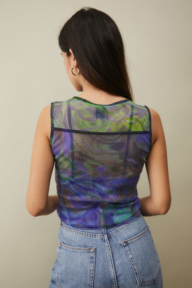 Gilet con pannelli in mesh UO #1