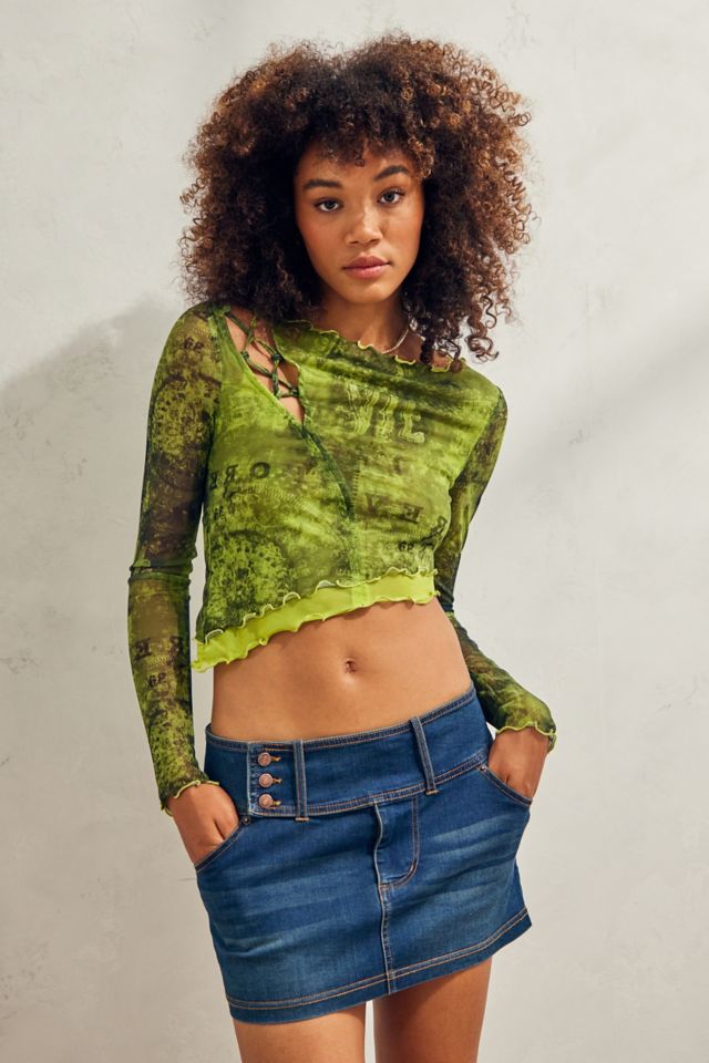 Mesh top store urban outfitters