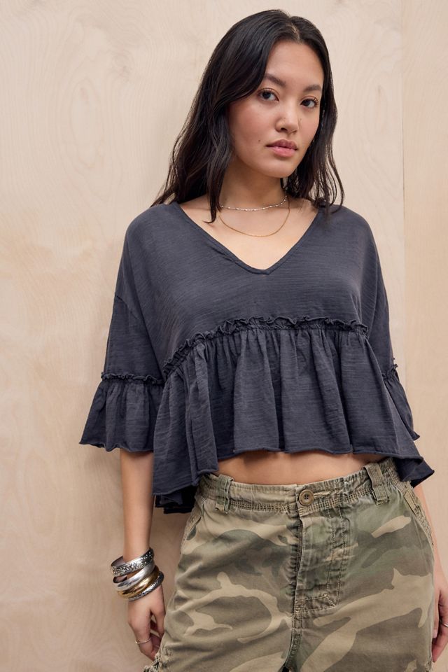 UO Brooke Babydoll Blouse #2