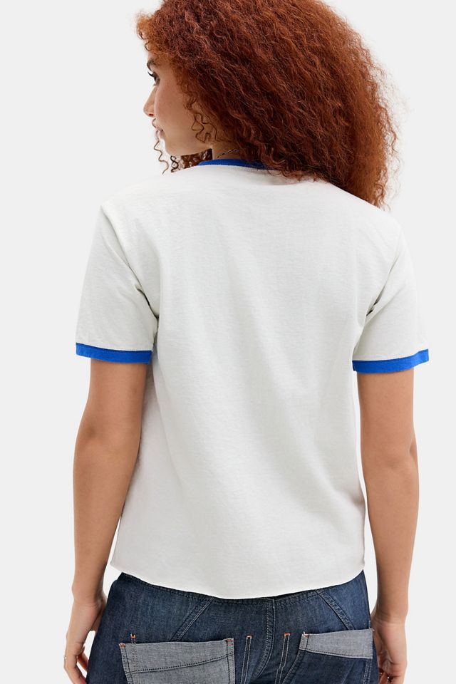 T-shirt Ringer blanc BDG #3