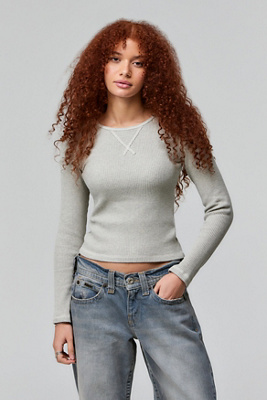 Haut en maille gaufrée en taille: XS - BDG - Modalova