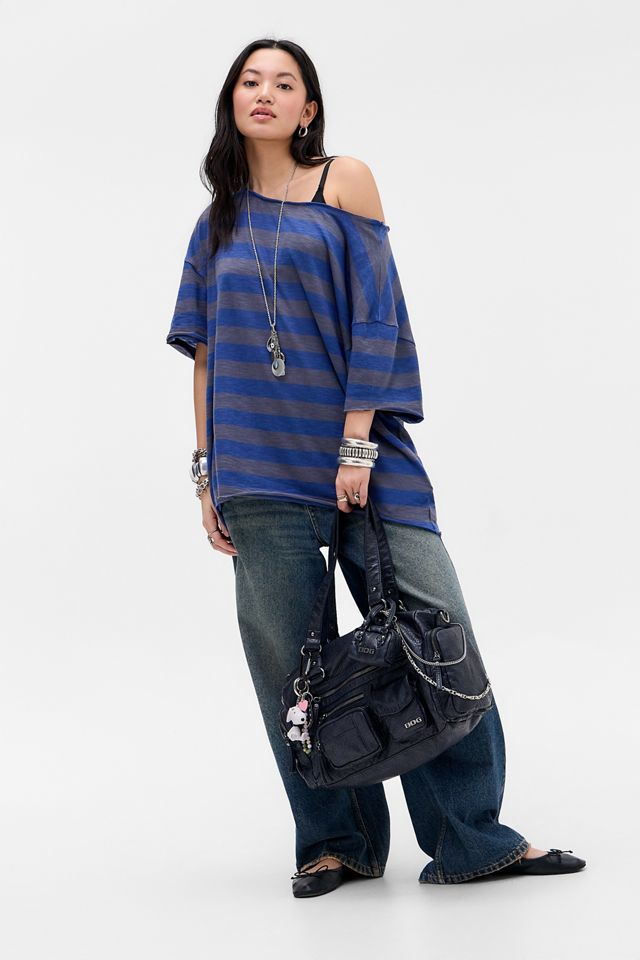 BDG Kurt Off-Shoulder Short Sleeve T-Shirt #1