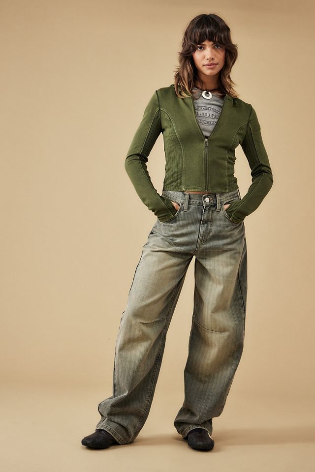 BDG Fran Panelled Zip-Through Hoodie  #2
