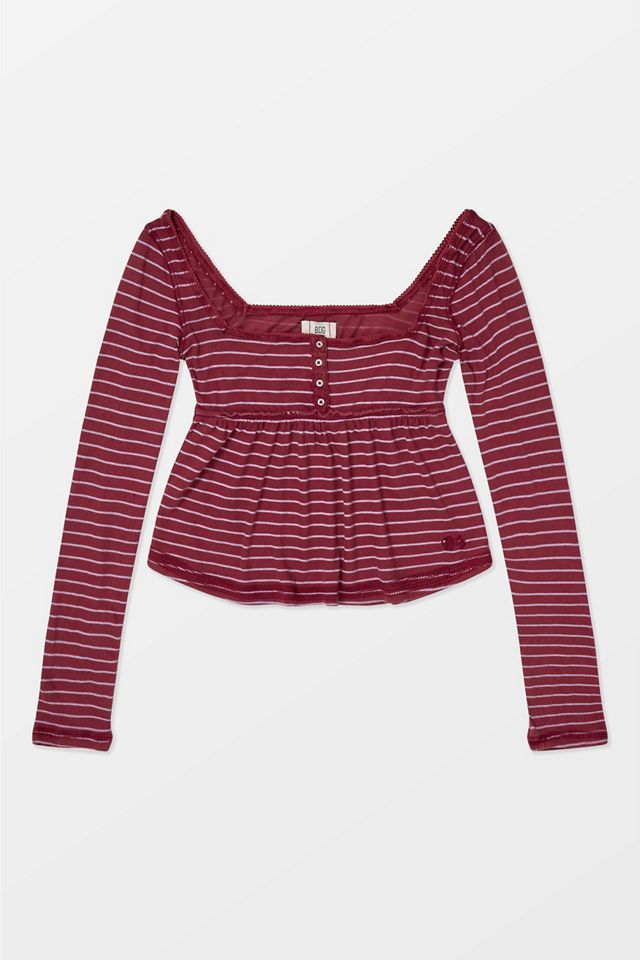Blusa de Manga Larga a Rayas Brittney de BDG #6
