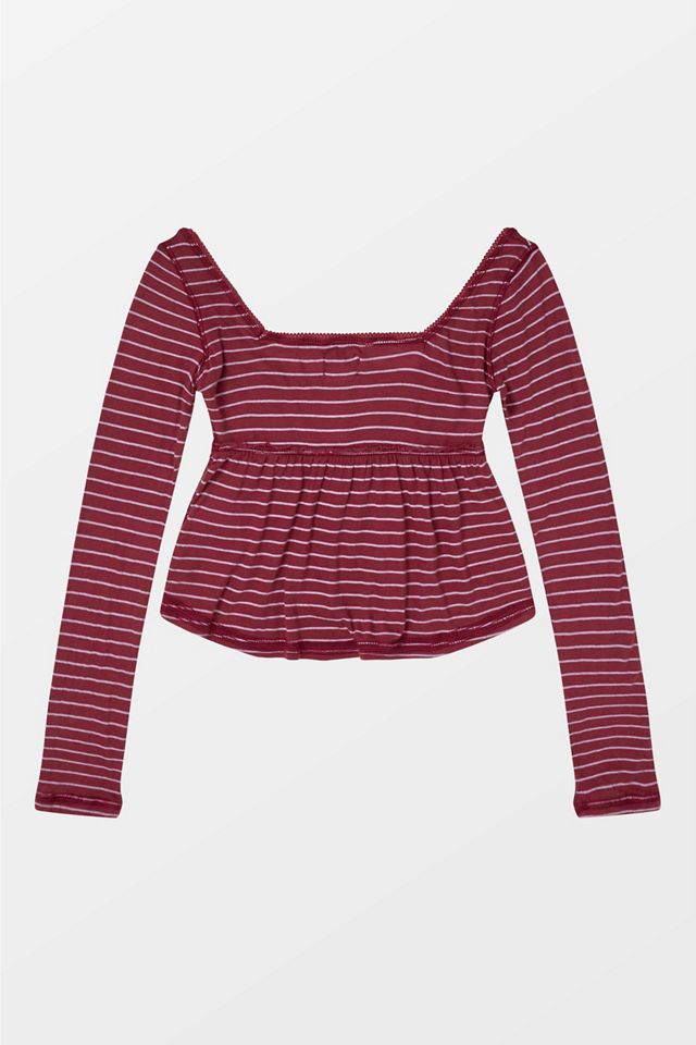 Blusa de Manga Larga a Rayas Brittney de BDG #7