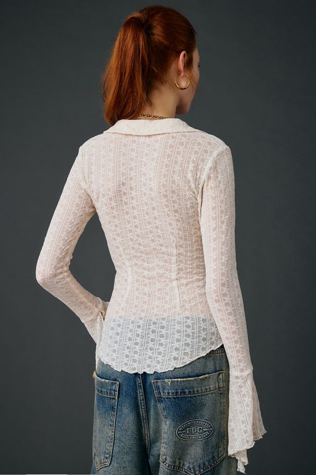 Cardigan en dentelle Abigail Kimchi Blue #3