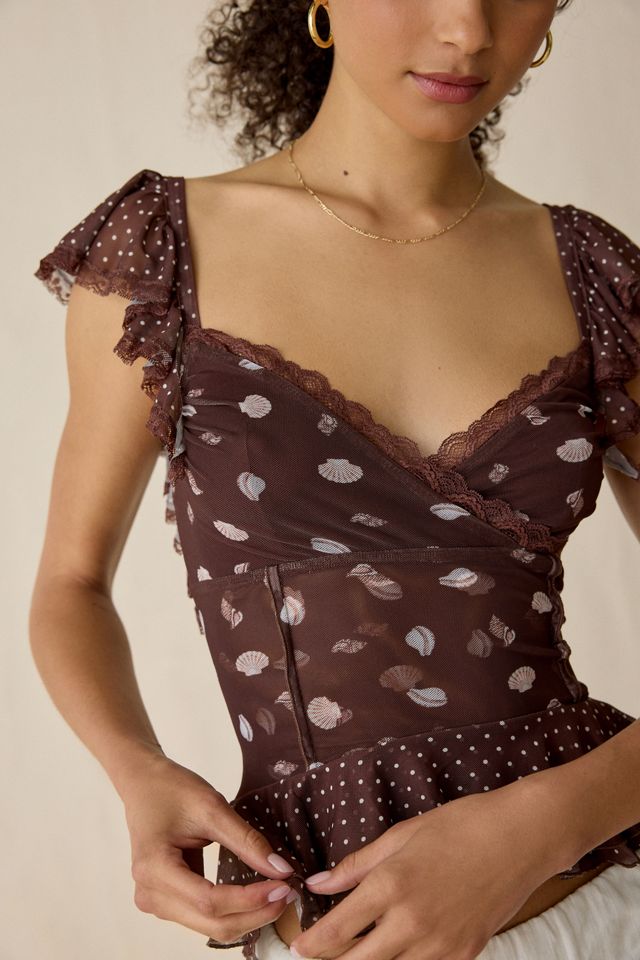 Kimchi Blue Night Bloom Blouse #1