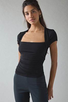 UO Claire Shrug Top