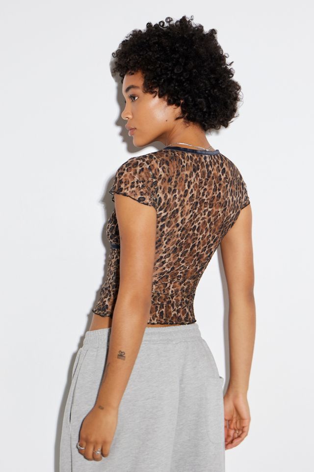 Kimchi Blue Madison Semi-Sheer Lace Blouse | Urban Outfitters UK