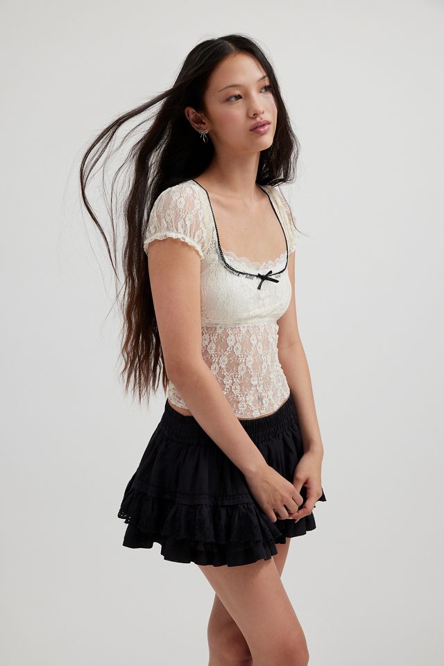 Kimchi Blue Malka Lace Blouse #1