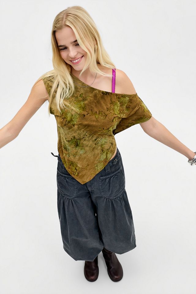 Kimchi Blue Bia Flocked Poncho Top #1
