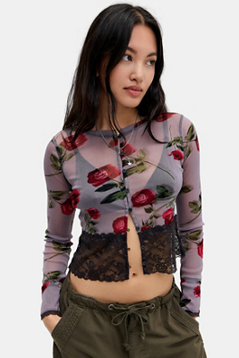 Cardigan en maille Sabrina en taille: XS - Kimchi Blue - Modalova