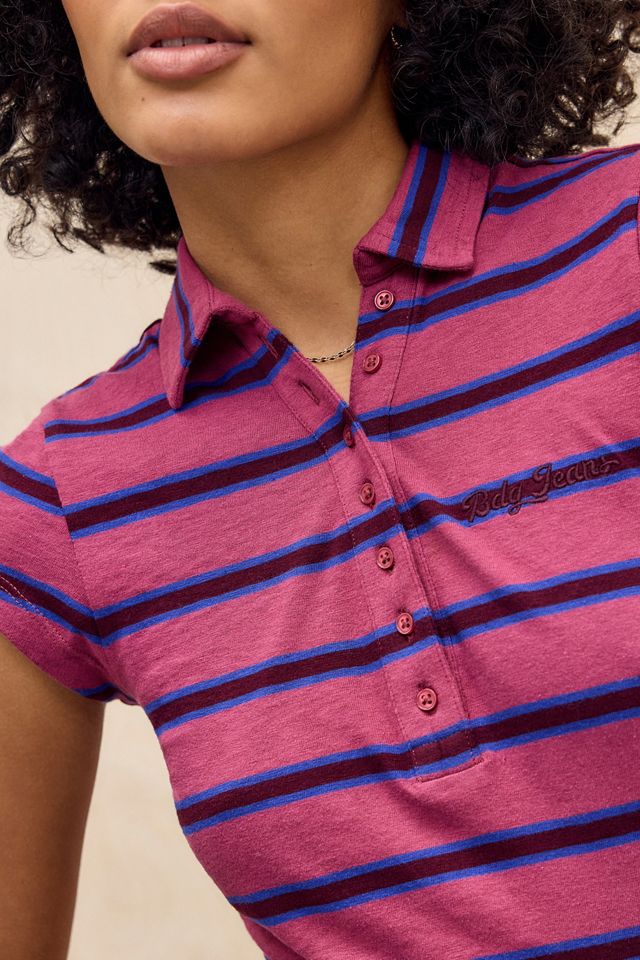 BDG Suni Stripe Short Sleeve Polo Shirt #2