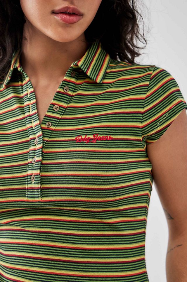 BDG Feeder Stripe Polo Shirt #1