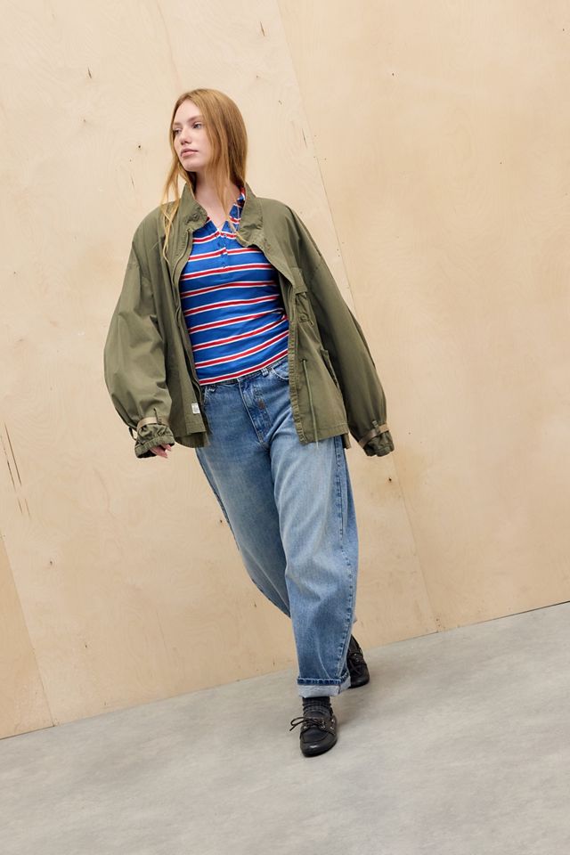 BDG Suni Stripe Short Sleeve Polo Shirt #1