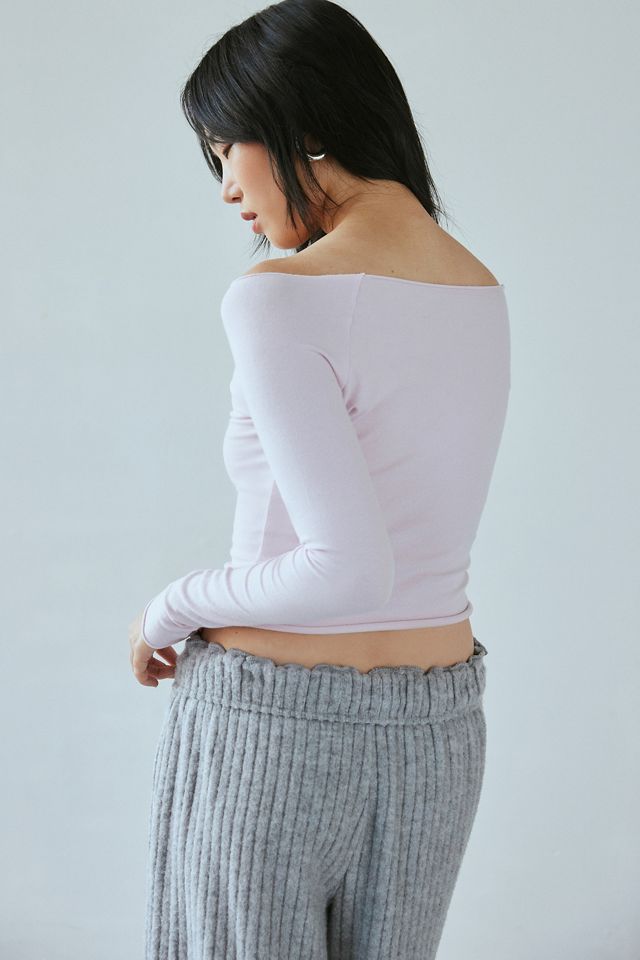Out From Under Long Sleeve Boatneck Top #3