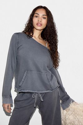 Out From Under Felpa a Maniche Lunghe Spring Breaker con Spalle Scoperte