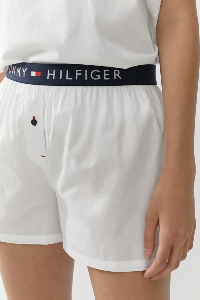 Tommy Hilfiger Woven Boxer Shorts & T-Shirt Lounge Set #3