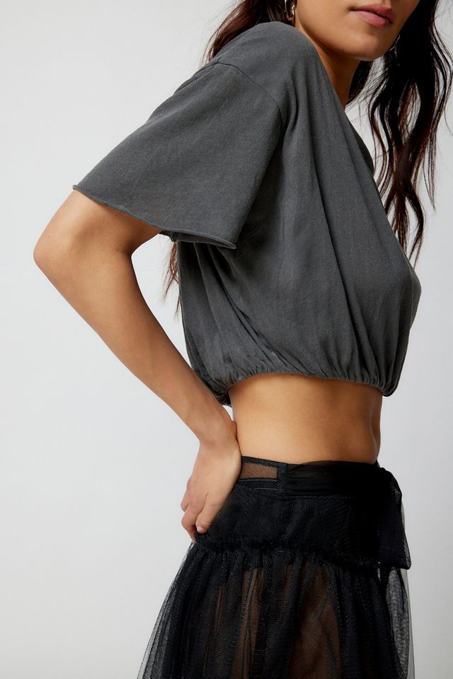 T-shirt court à ourlet bouffant Lila Out From Under #1