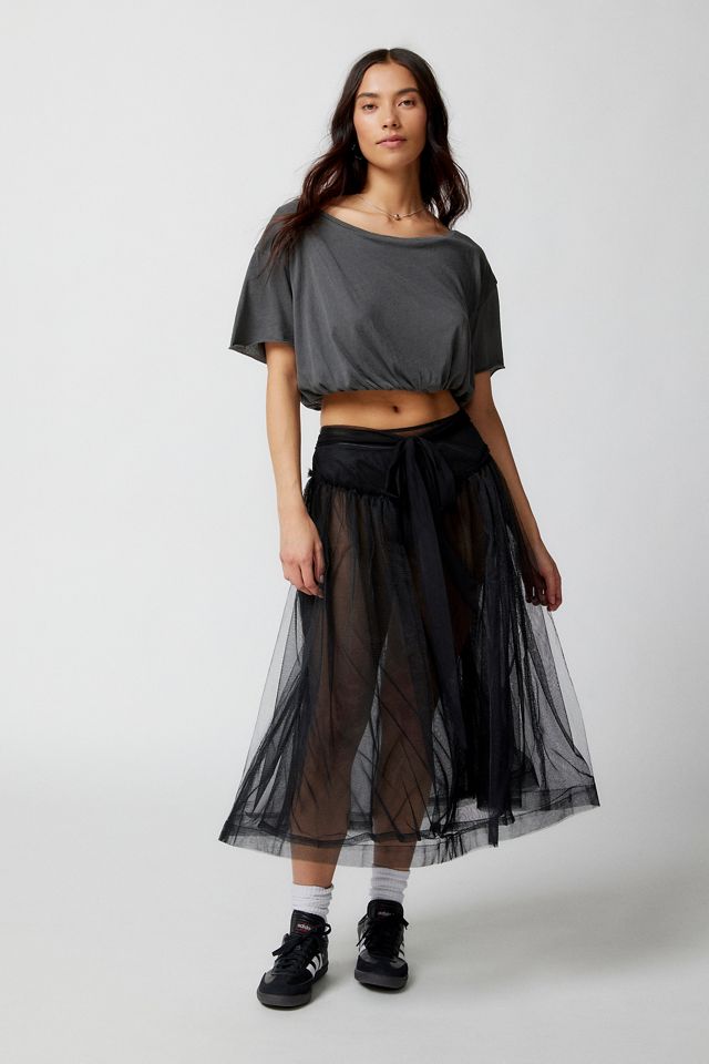 T-shirt court à ourlet bouffant Lila Out From Under #2