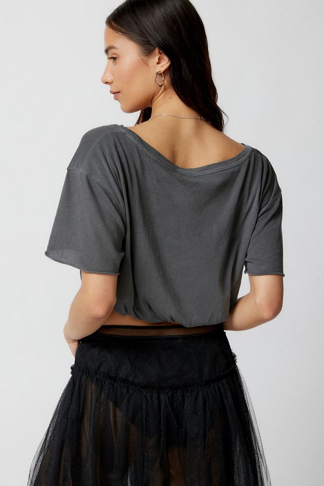 T-shirt court à ourlet bouffant Lila Out From Under #3
