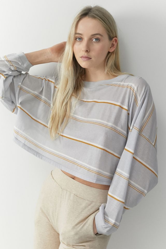 Out From Under Ella Long Sleeve Cropped T-Shirt