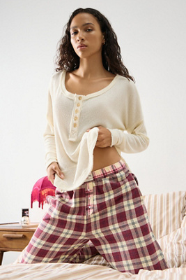 Haut gaufré Henley en taille: Small - Out From Under - Modalova