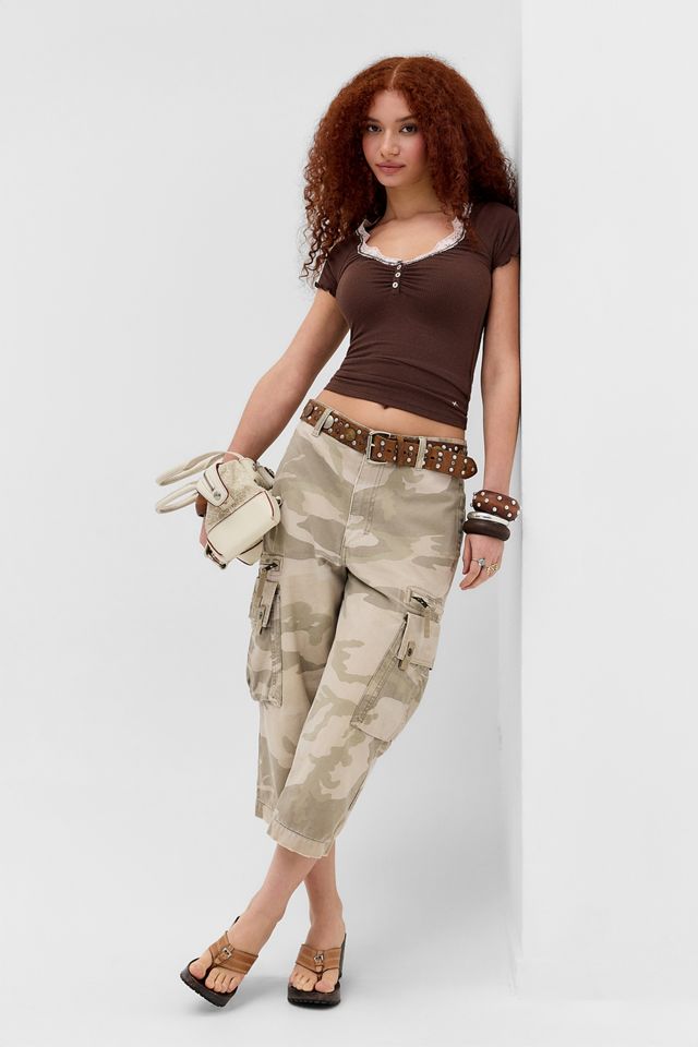 Camiseta Henley de Encaje Diana Out From Under #1