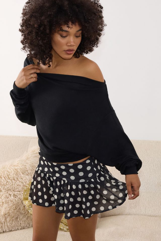 Out From Under Clarity Cosy Off-Shoulder Top #1