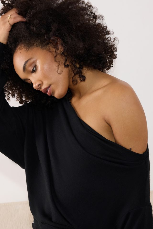 Out From Under Clarity Cosy Off-Shoulder Top #2