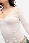 Out From Under Lydia Lace Trim Top