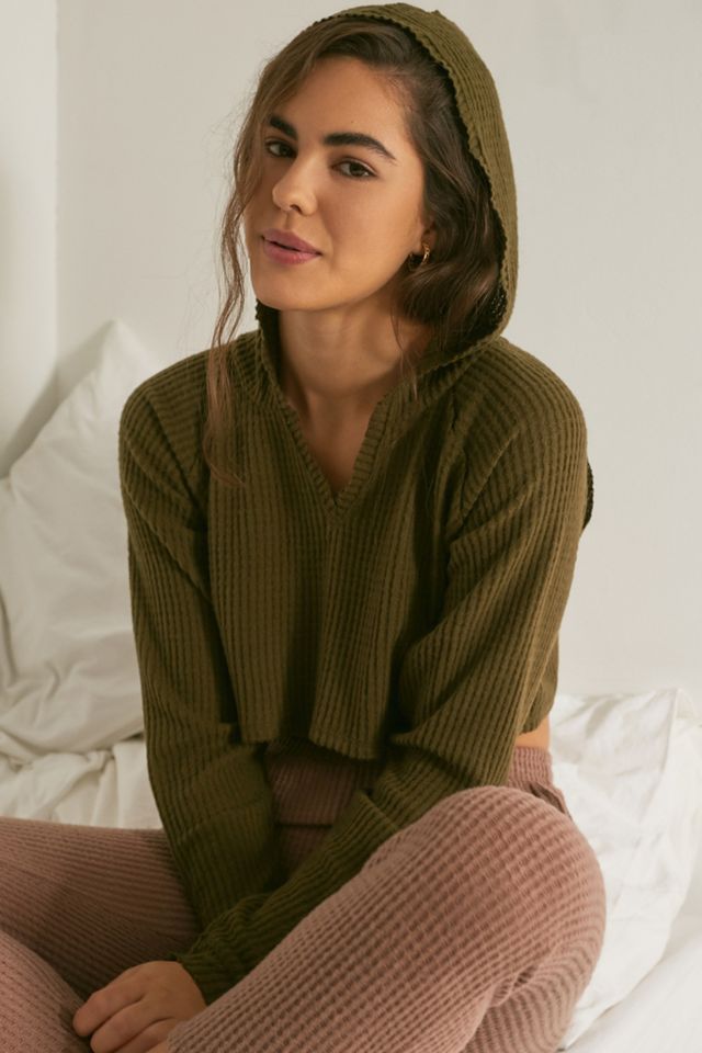 Urban Outfitters – Hoodie „Maya“ mit Waffelstruktur #2