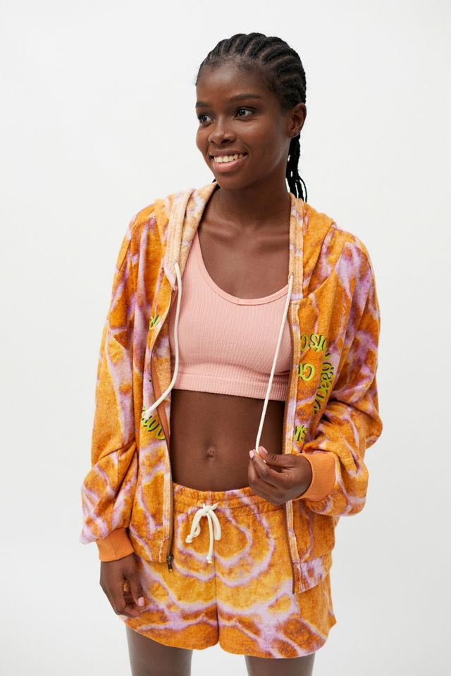 Out From Under Kelsey Felpa con cappuccio stampata con zip Urban