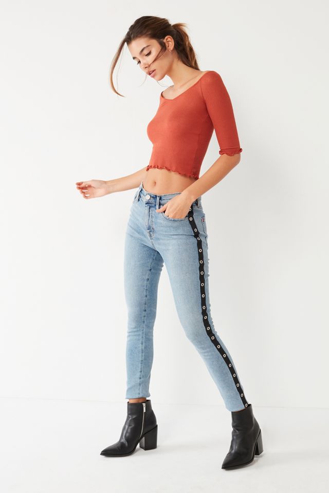 Out From Under Brooke Off-The-Shoulder Ribbed T-Shirt #1