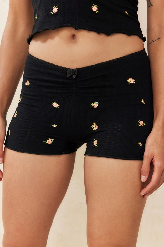Out From Under Embroidered Cami & Shorts Pyjama Set #3