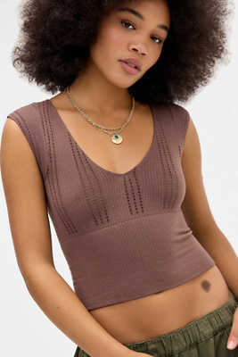 Winnie Cap Sleeve Top en taille: Small - Out From Under - Modalova