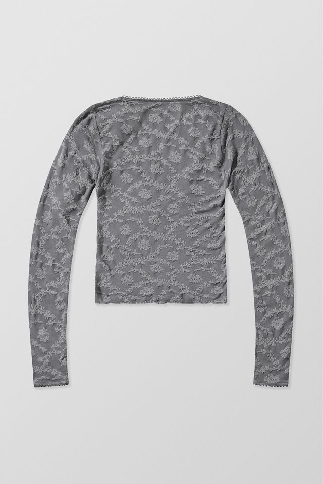 Out From Under Tammy Textured Long Sleeve Top #3