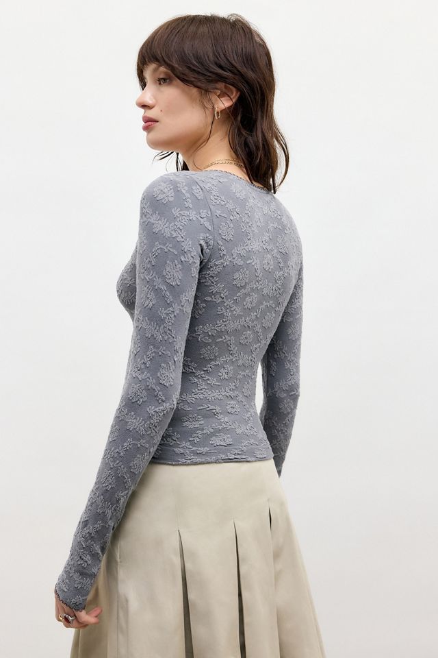 Out From Under Tammy Textured Long Sleeve Top #5