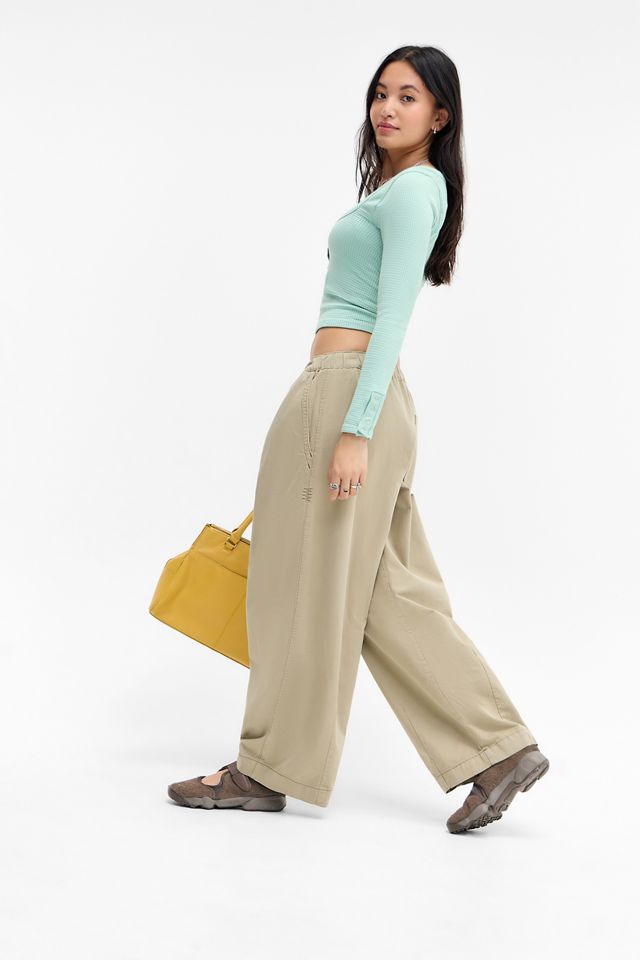 Out From Under Tripp Waffle Henley Long Sleeve Top #1