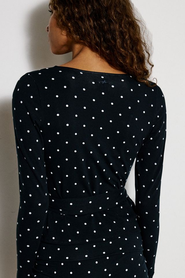 Out From Under Bec Wrap Long Sleeve Top #3