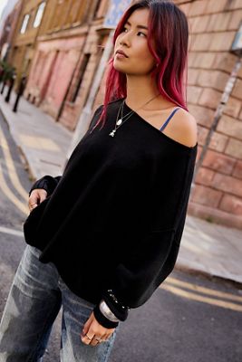 Out From Under So Soft Off-Shoulder Oversized Jumper