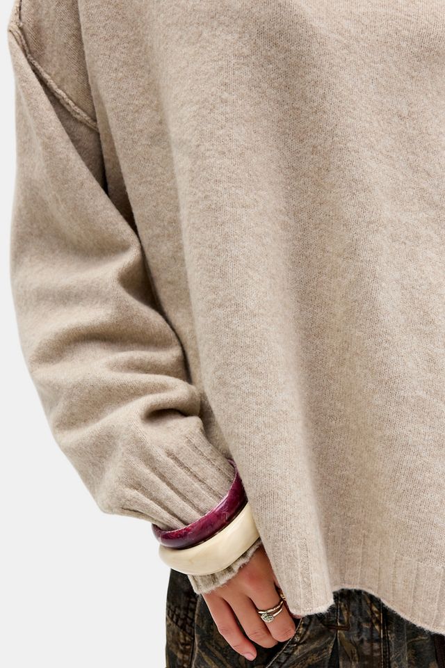 Out From Under So Weicher Schulterfrei Oversized Pullover #2