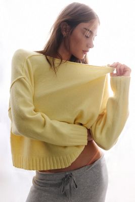 Out From Under So Soft Off-Shoulder Oversized Jumper