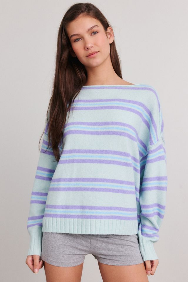 Out From Under So Weicher Schulterfrei Oversized Pullover #1