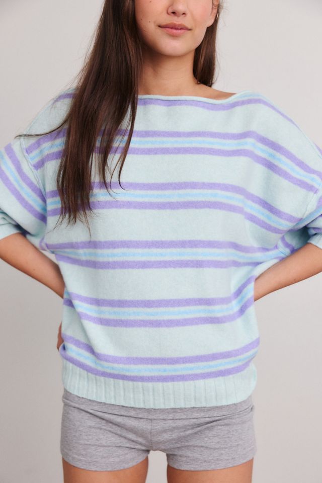 Out From Under So Weicher Schulterfrei Oversized Pullover #2