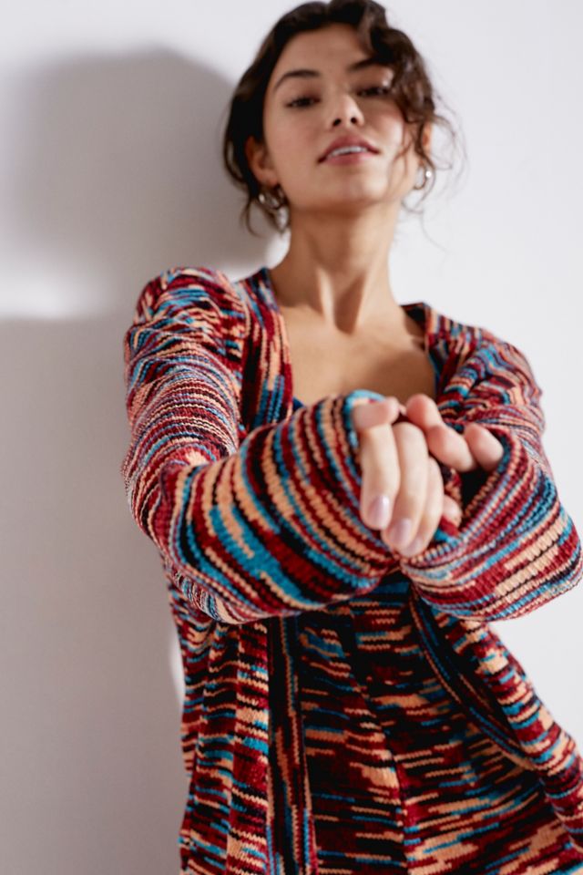 Out From Under Carolina Space-Dyed Chenille Cardigan | Urban Outfitters UK