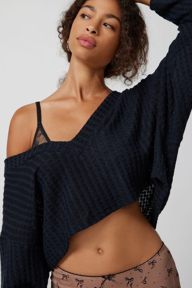 V neck lounge top sale