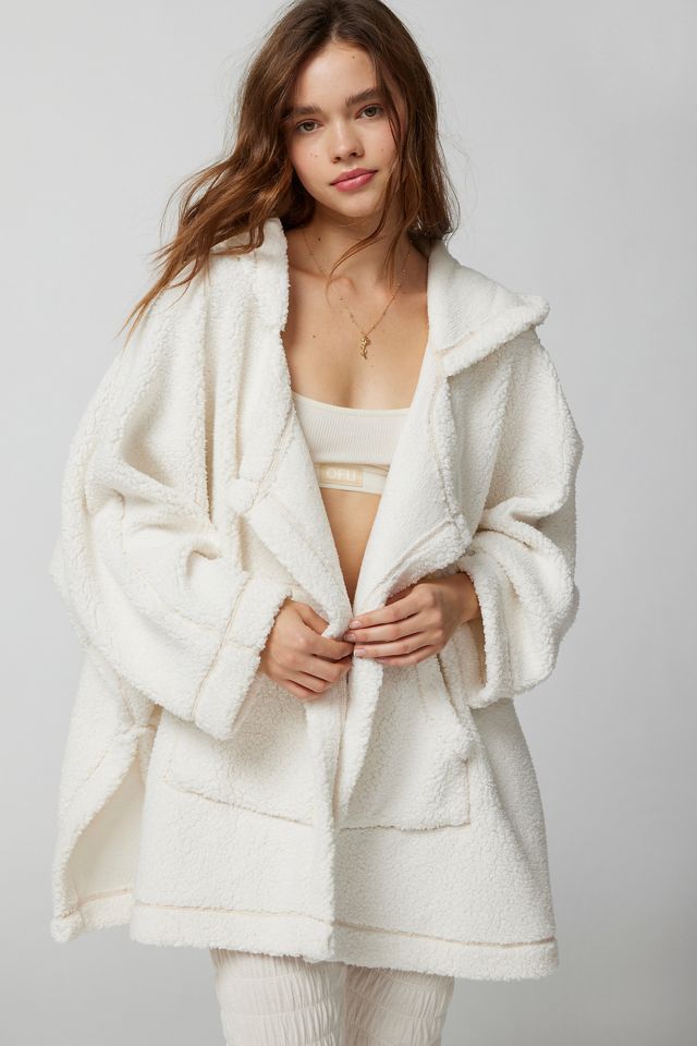Out From Under Maliyah Fleece Hooded Poncho #2