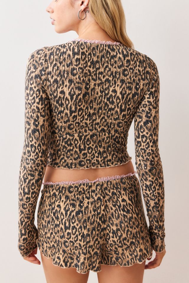 Out From Under Leopard Print Top #2